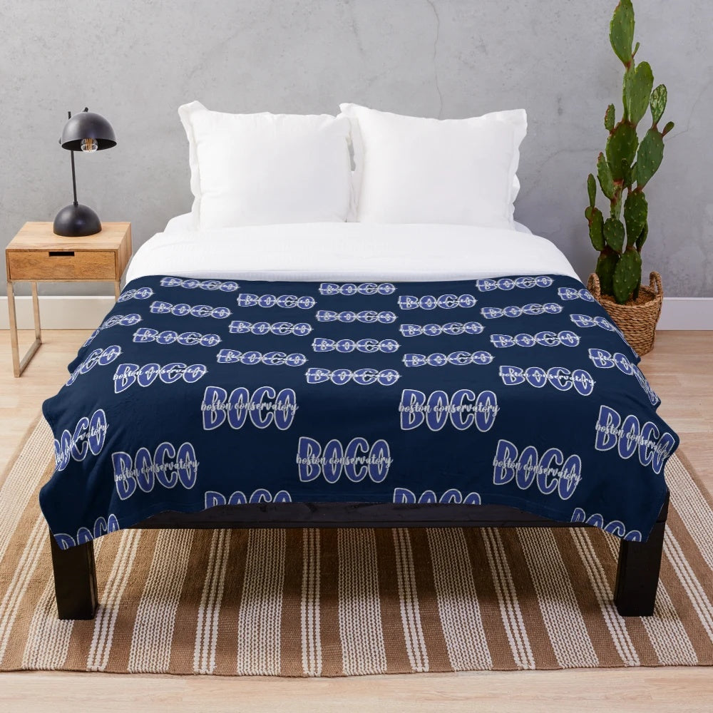 Boston Conservatory inspired plush blanket