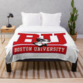 Boston Terriers Inspired Plush Blanket with Team Logo
