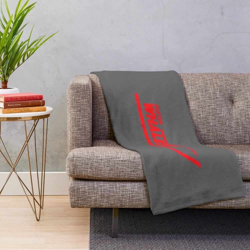Boston Whaler inspired plush blanket with a soft, cozy design for marine and boat lovers
