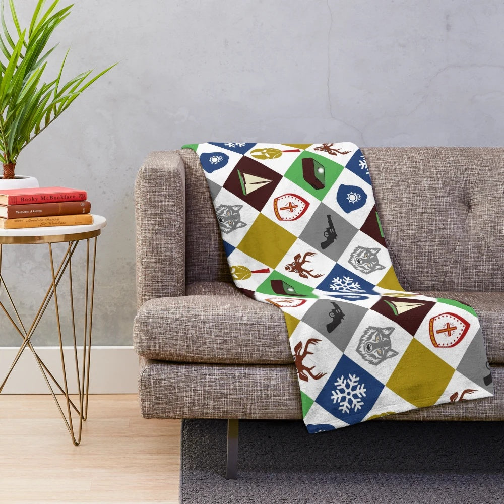 Box of Delights Themed Plush Blanket