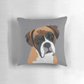 Soft and comfortable boxer dog-themed pillow