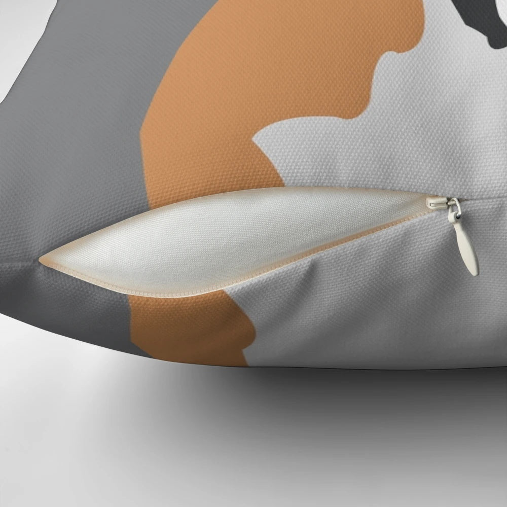 Soft and comfortable boxer dog-themed pillow