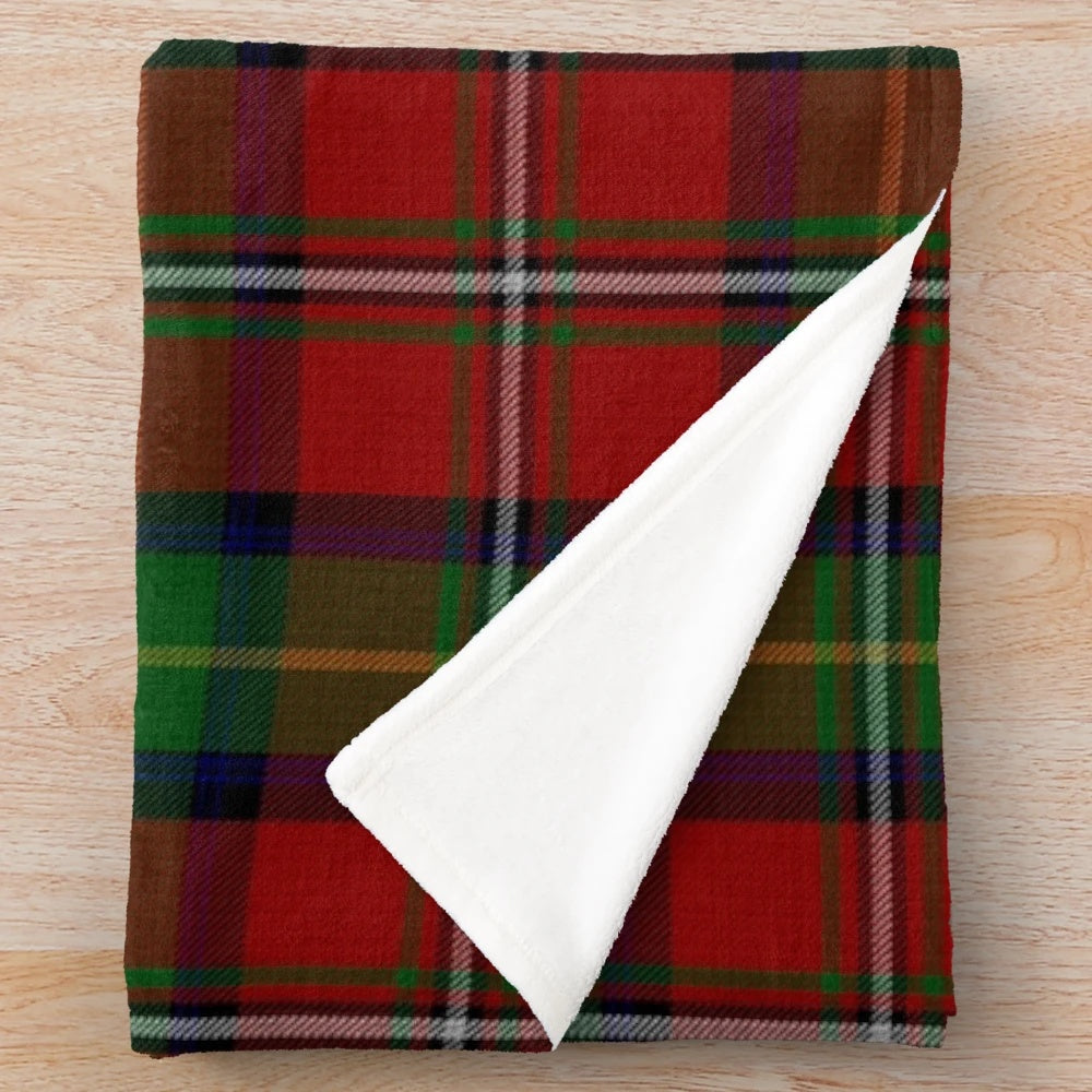 Boyd Clan Tartan Plush Blanket