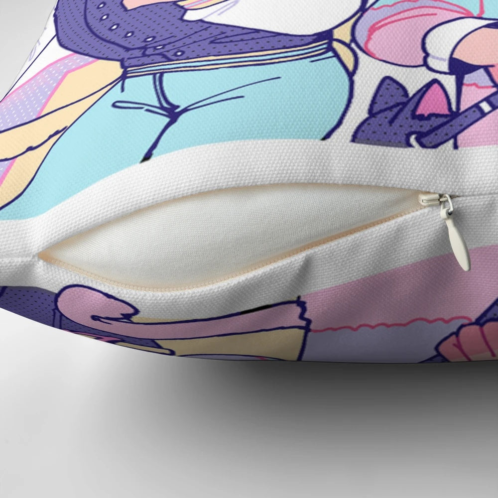 Soft and plush Boyfriends Neko Pillow featuring adorable anime-inspired boyfriend characters