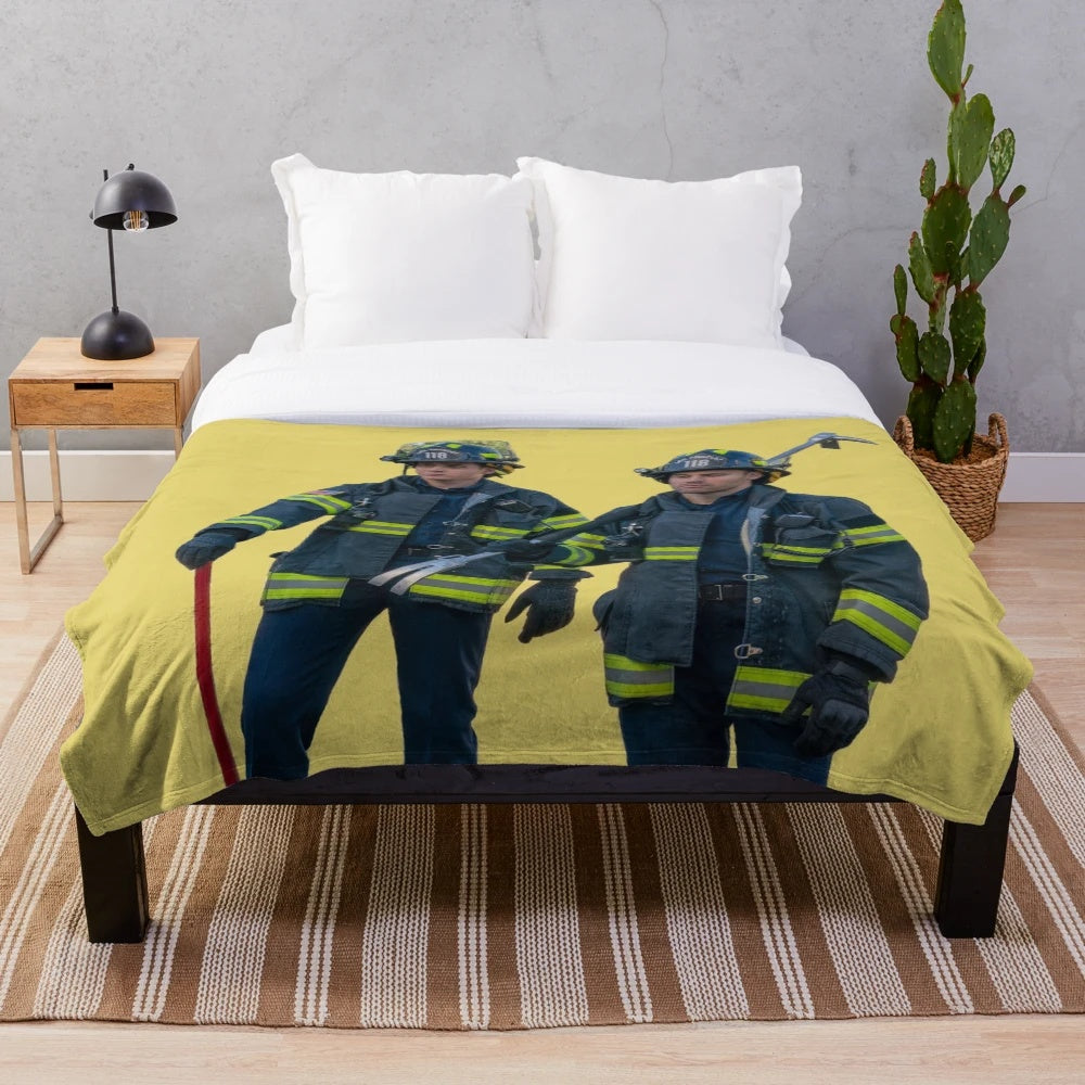 Cozy boys plush blanket