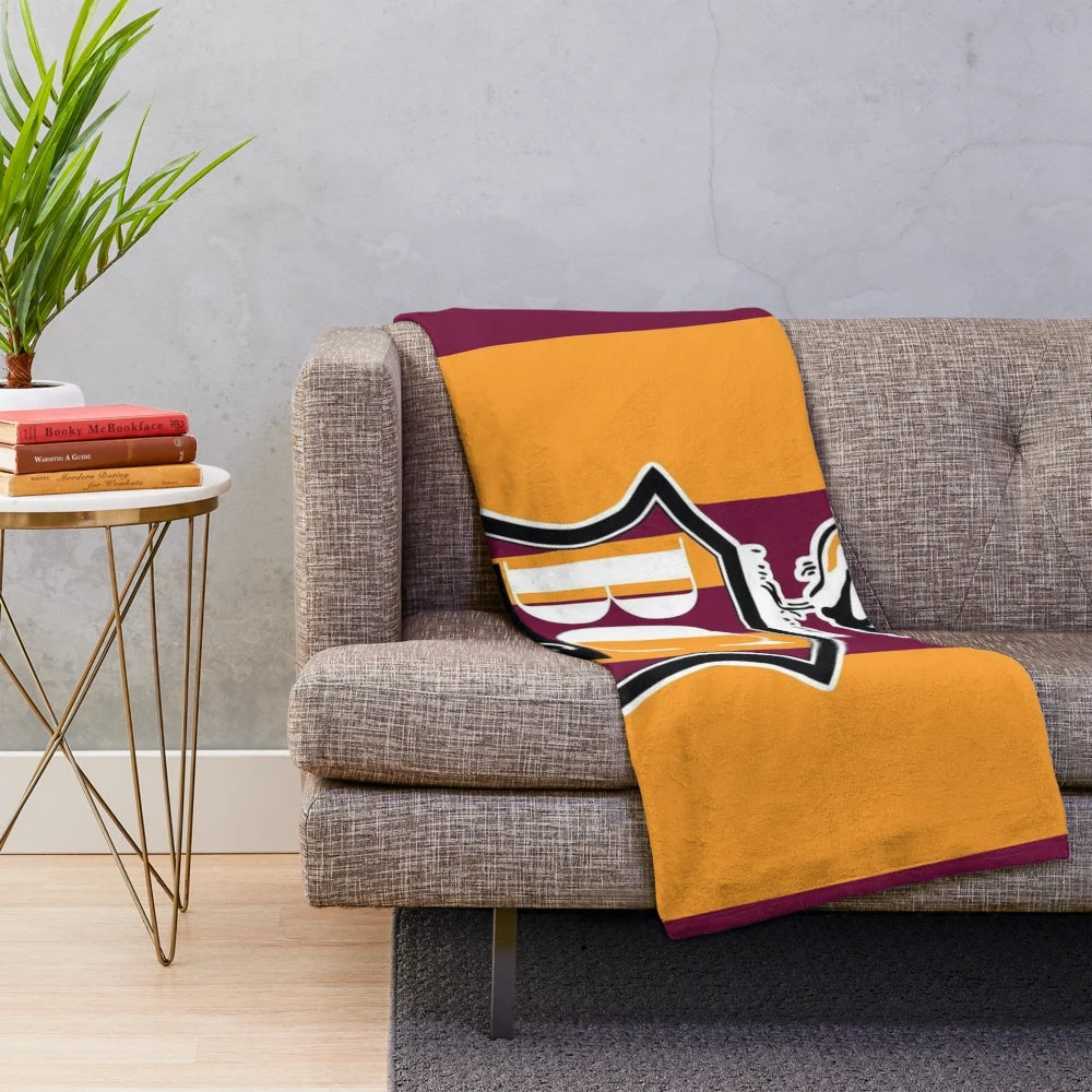 Bradford City FC Poster Plush Blanket with West Yorkshire and England Football Imagery