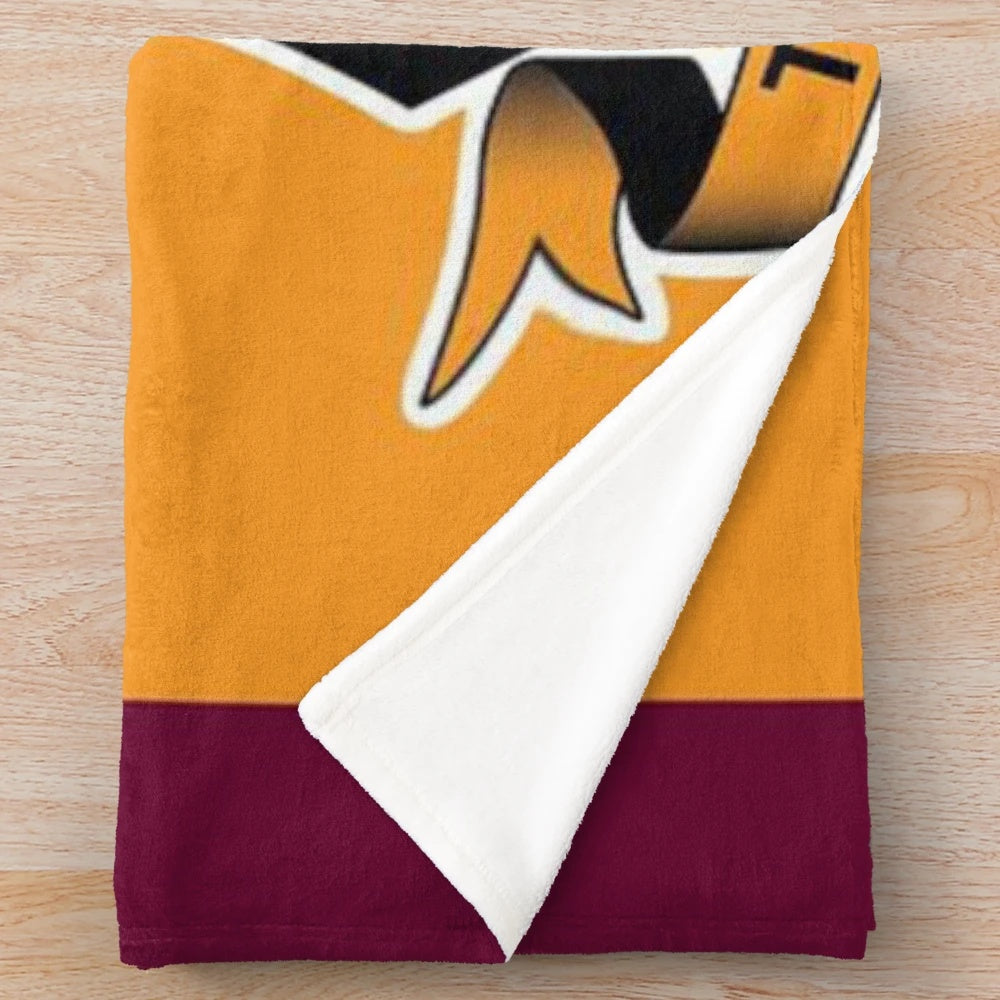 Bradford City FC Poster Plush Blanket with West Yorkshire and England Football Imagery