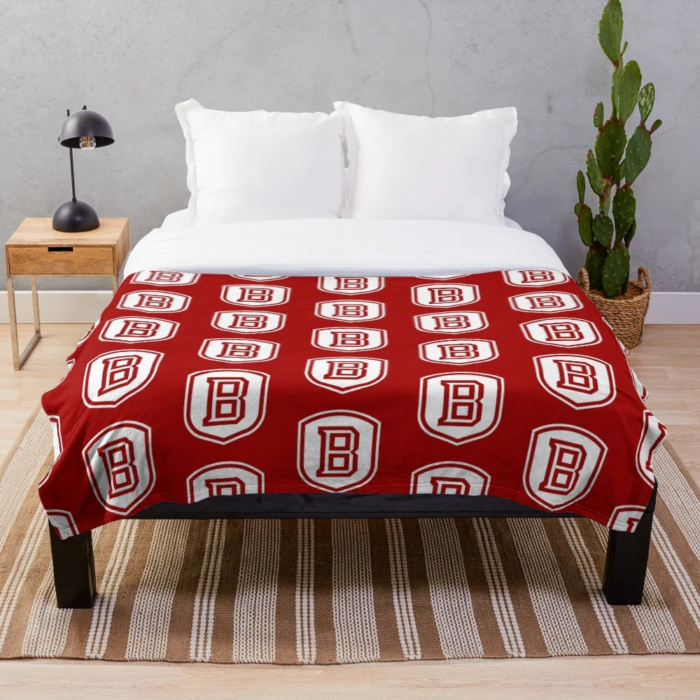 Bradley Braves Plush Blanket for College Sports Fans