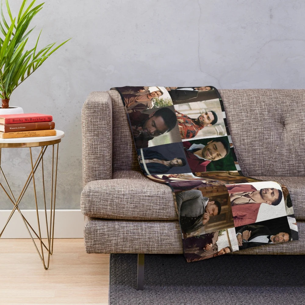Rege-Jean Page plush blanket with a cozy, soft design