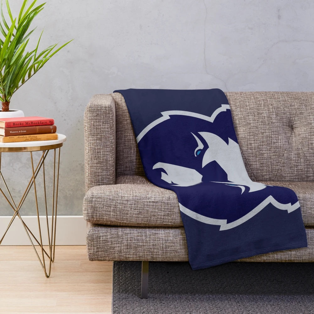 Bristol Bears inspired plush rugby blanket