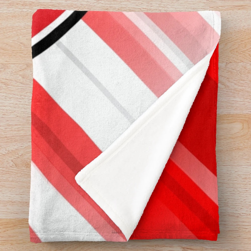 Plush blanket featuring the colors and design of Bristol FC, the English football club