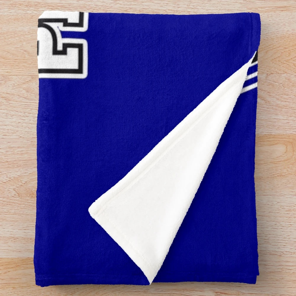 Bristol Pitbulls plush blanket featuring the team's logo