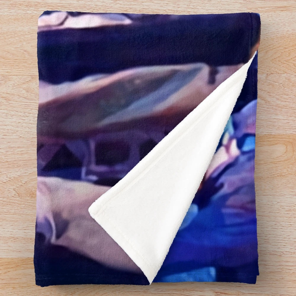Plush blanket inspired by Broadway musicals