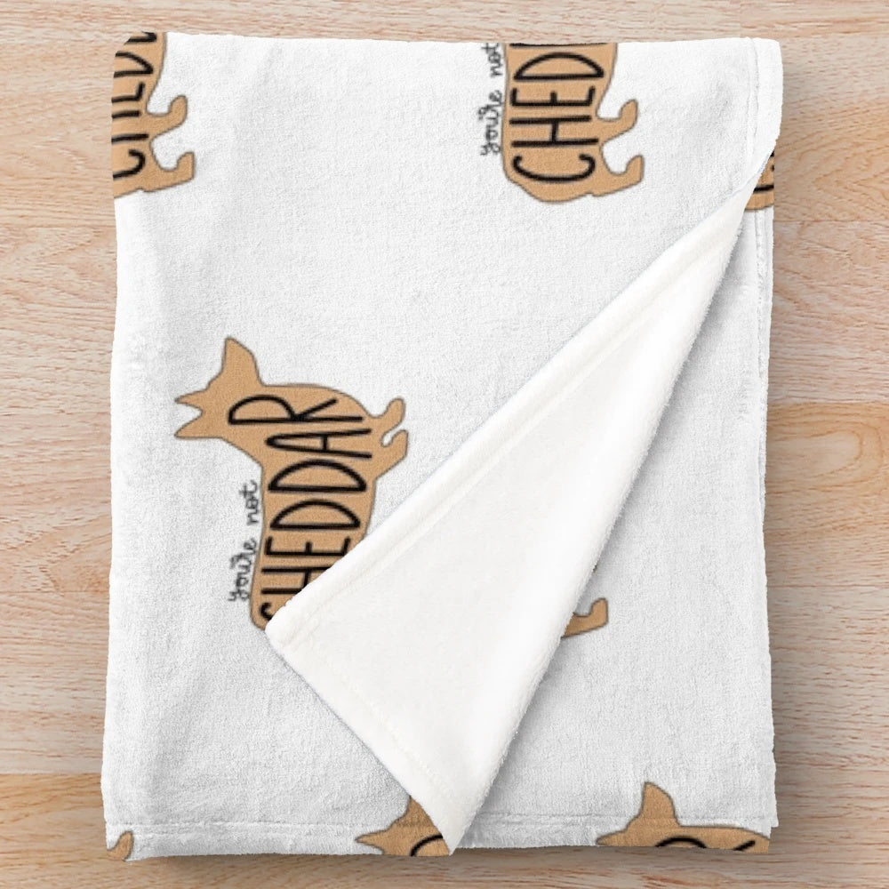 Brooklyn 99 Cheddar the dog inspired plush blanket