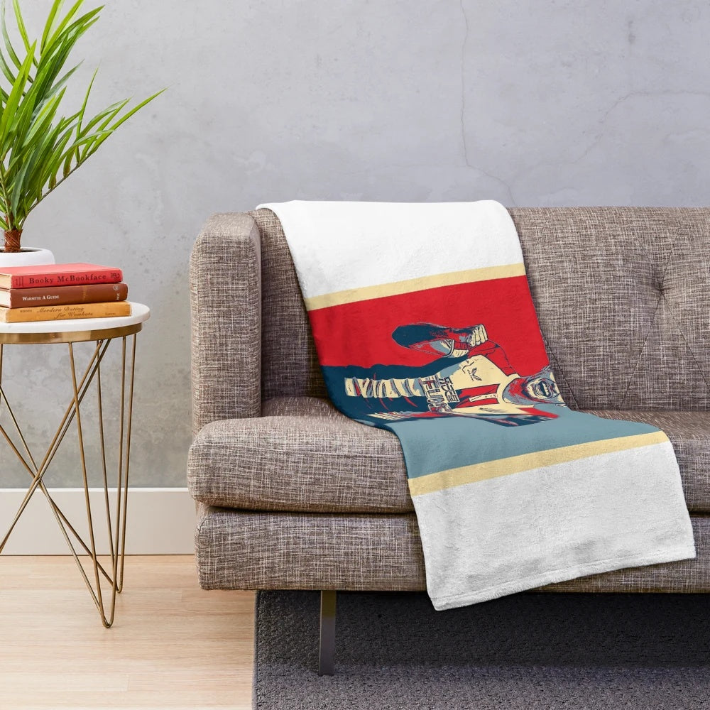 Bruno Guimaraes inspired plush blanket for football fans