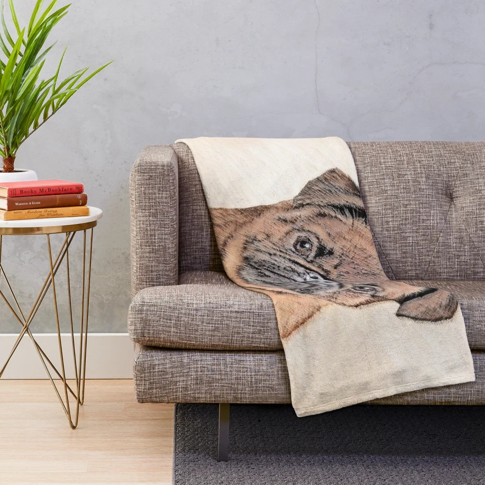 Soft and plush Brussels Griffon dog breed blanket