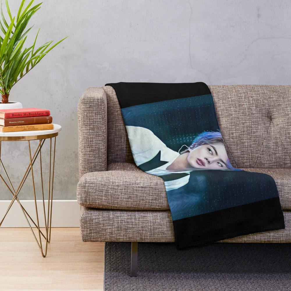Soft and plush BTS-themed blanket for fans