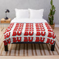 BU Boston University Plush Blanket