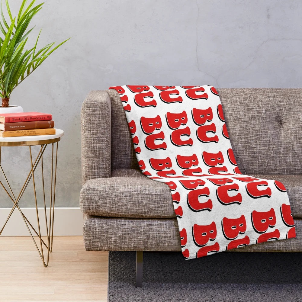 BU Boston University Plush Blanket