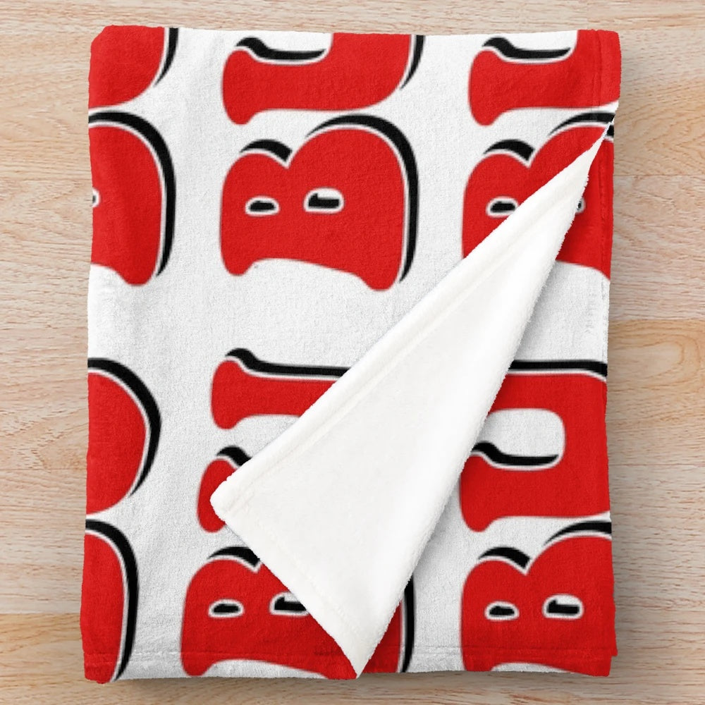 BU Boston University Plush Blanket