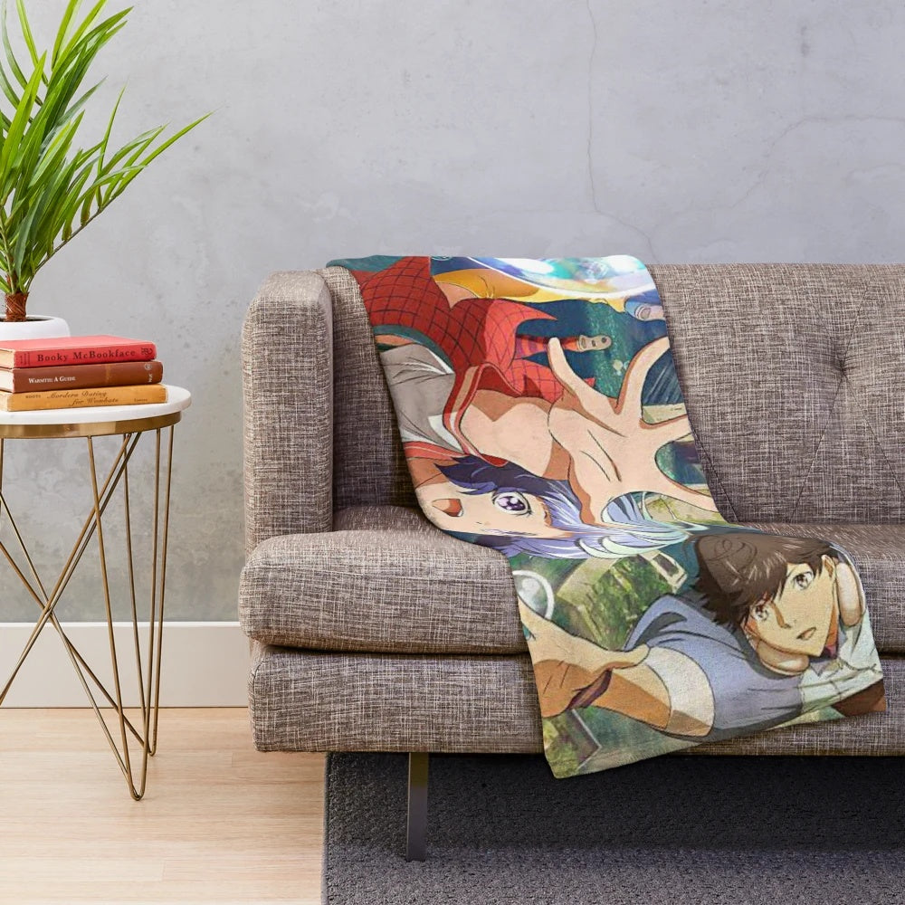 Bubble Anime Plush Blanket