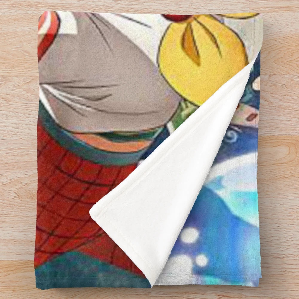 Bubble Anime Plush Blanket