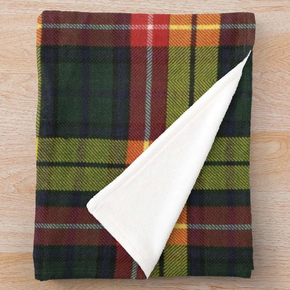 Buchanan M Original Scottish Tartan Plush Blanket