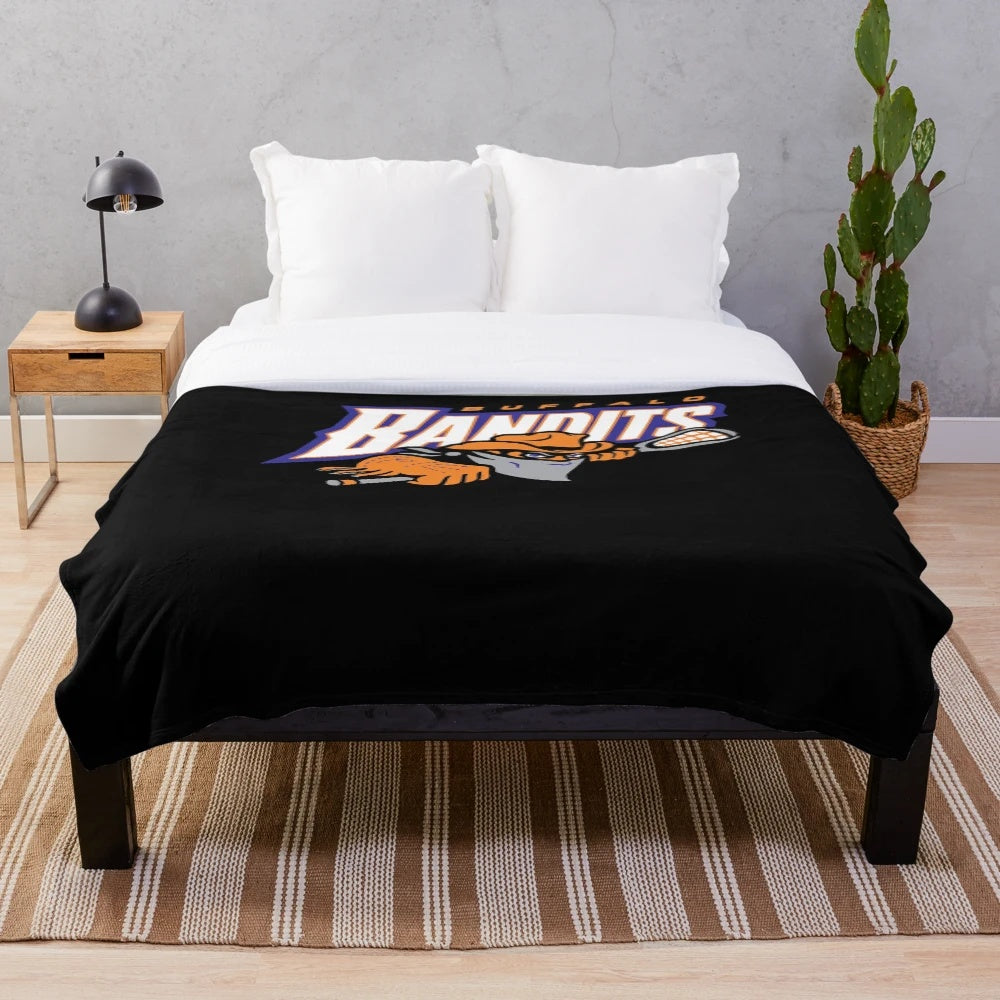 Buffalo Bandits plush blanket with team logo