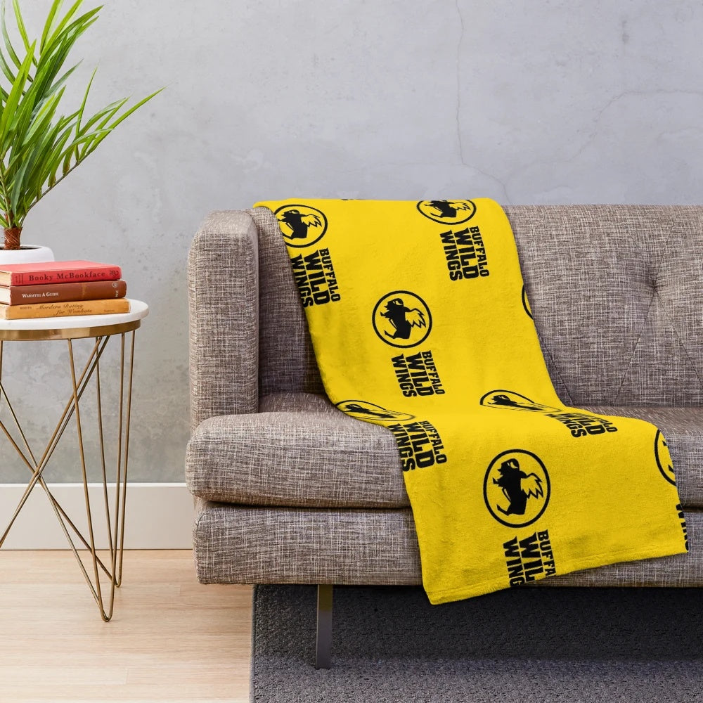 Buffalo Wild Wings inspired plush blanket