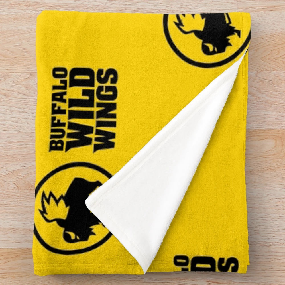 Buffalo Wild Wings inspired plush blanket