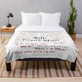 Buffy the Vampire Slayer inspired plush blanket