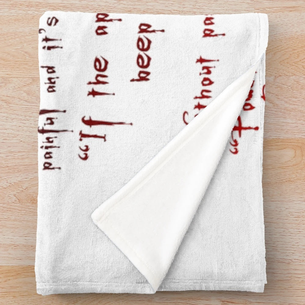 Buffy the Vampire Slayer inspired plush blanket