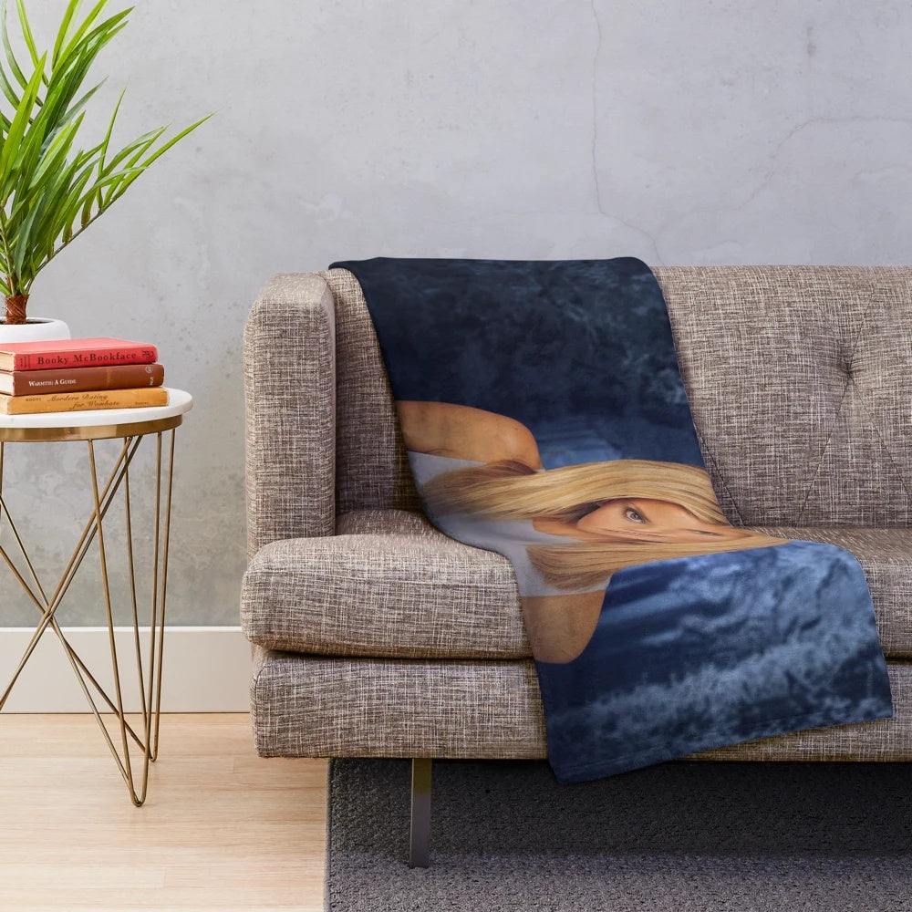 Buffy the Vampire Slayer inspired plush blanket