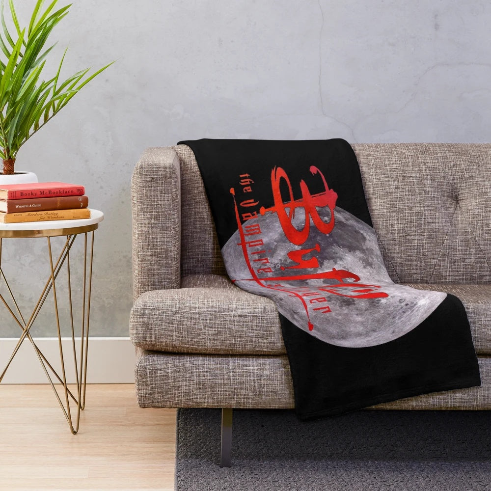 Buffy the Vampire Slayer themed plush blanket