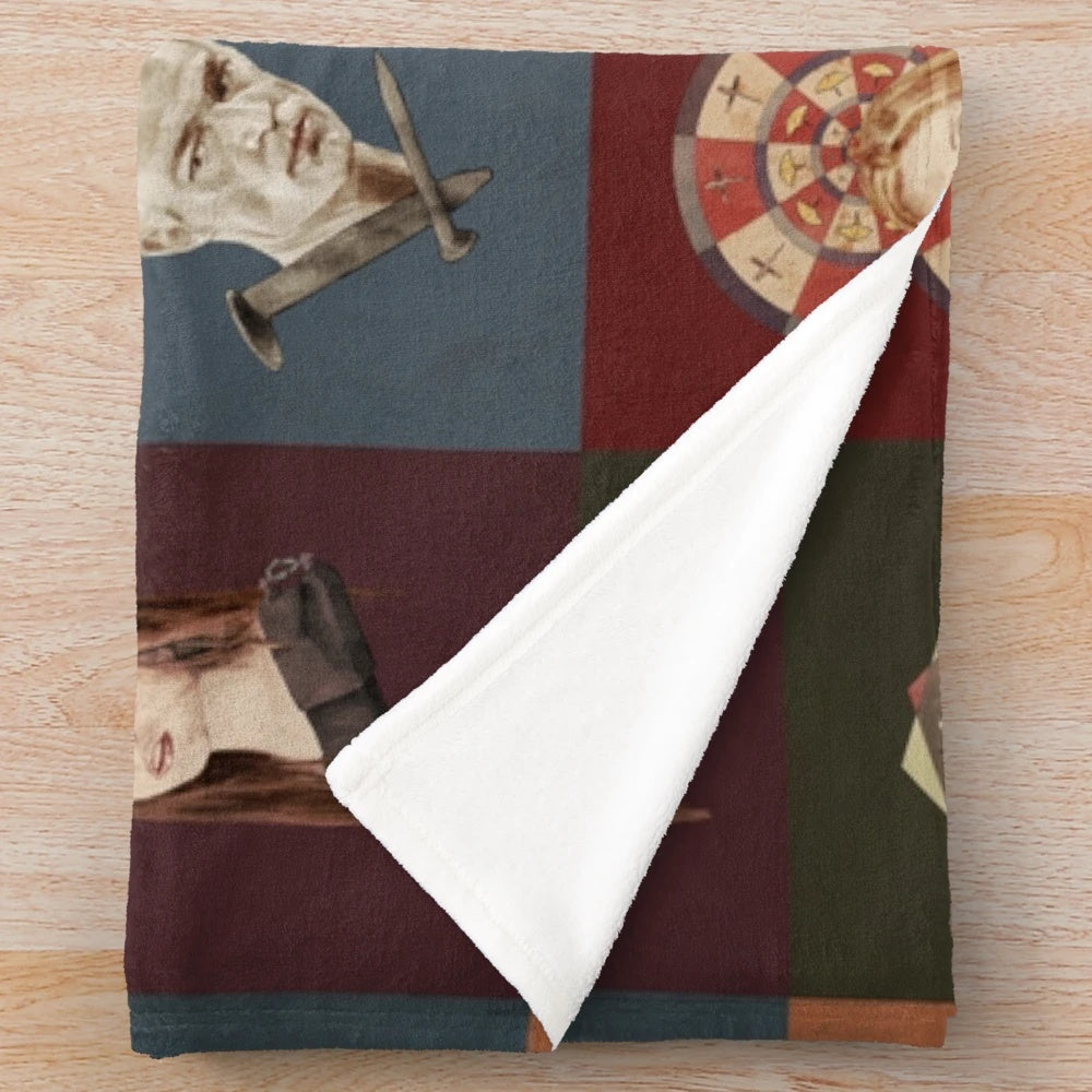 Buffy the Vampire Slayer plush blanket featuring the Scoobies of Sunnydale