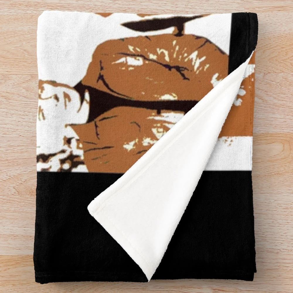 Bush band plush blanket with band logo and album art