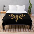 Soft and warm plush blanket featuring the Crest of Flames from Fire Emblem: Three Houses