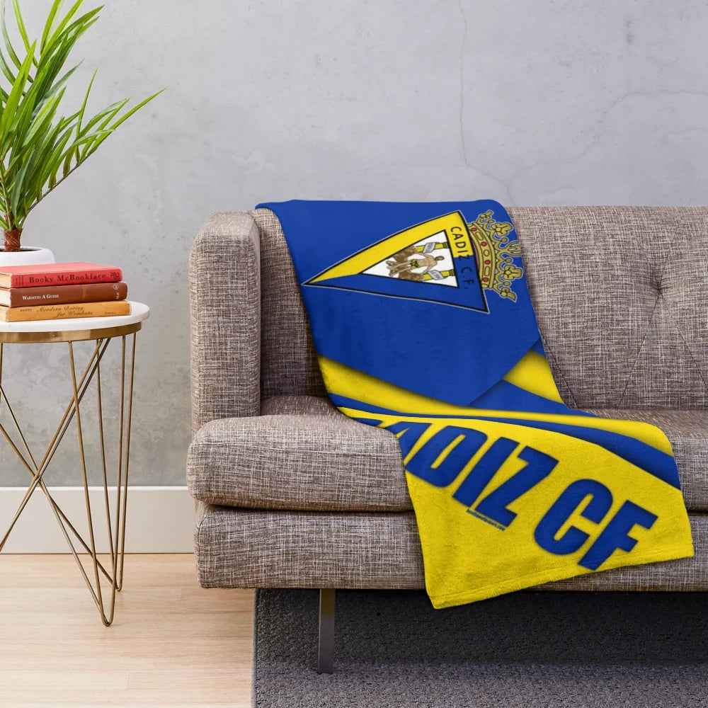 CADIZ FC-inspired plush blanket