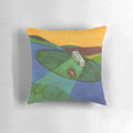 Cafe on the Edge of the World Inspired Decorative Pillow