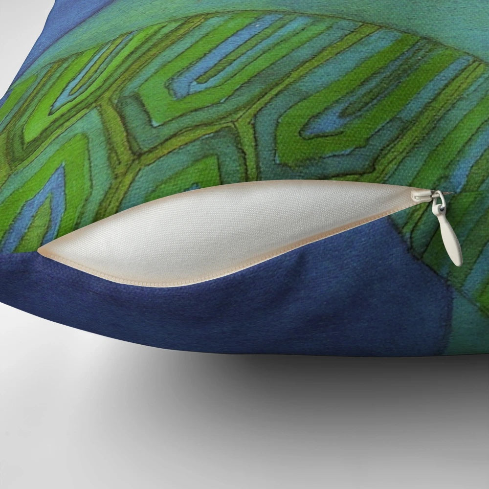 Cafe on the Edge of the World Inspired Decorative Pillow