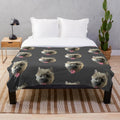 Cairn Terrier plush blanket featuring a cute and fluffy dog breed