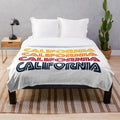 California Plush Blanket with Aviator Nation and Bravo TV Inspired Design