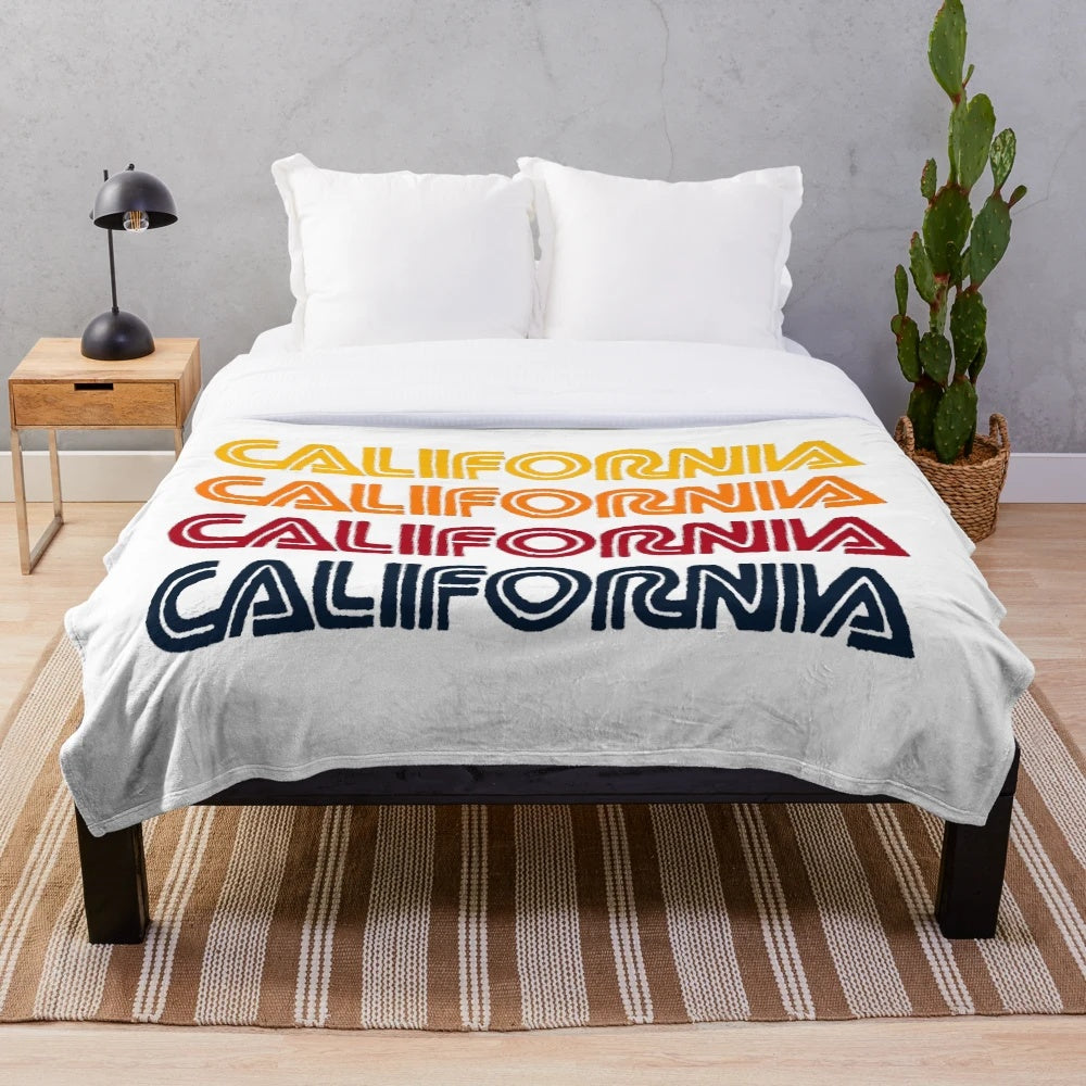 California Plush Blanket with Aviator Nation and Bravo TV Inspired Design