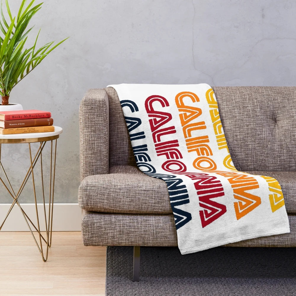 California Plush Blanket with Aviator Nation and Bravo TV Inspired Design