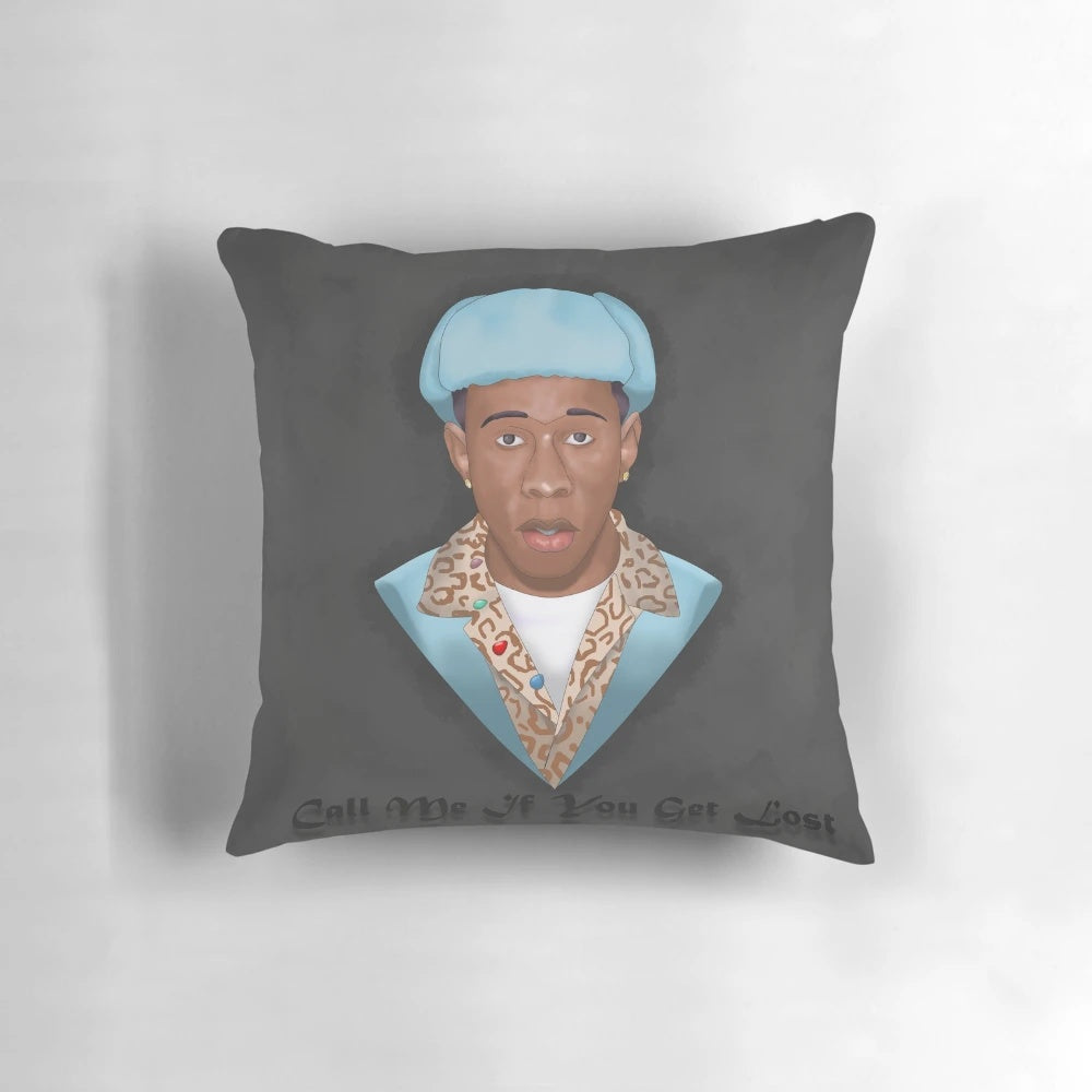 Call Me If You Get Lost" Pillow featuring Tyler the Creator's album artwork