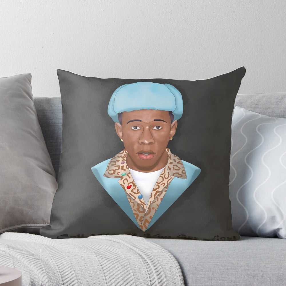 Call Me If You Get Lost" Pillow featuring Tyler the Creator's album artwork