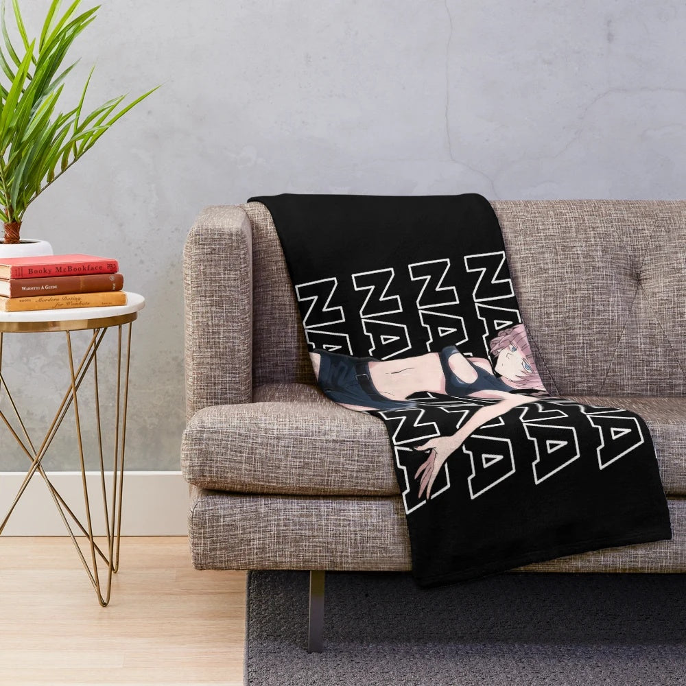 Call of the Night Nazuna Plush Blanket - Soft and Cuddly Anime Inspired Decor