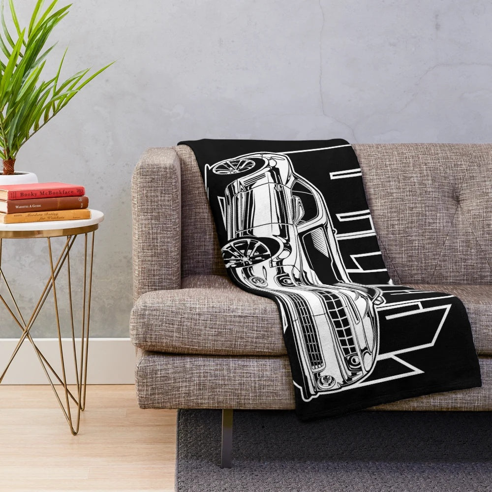 Soft and plush Camaro SS-inspired blanket