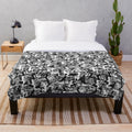 Camouflage plush blanket for romantic and intimate moments