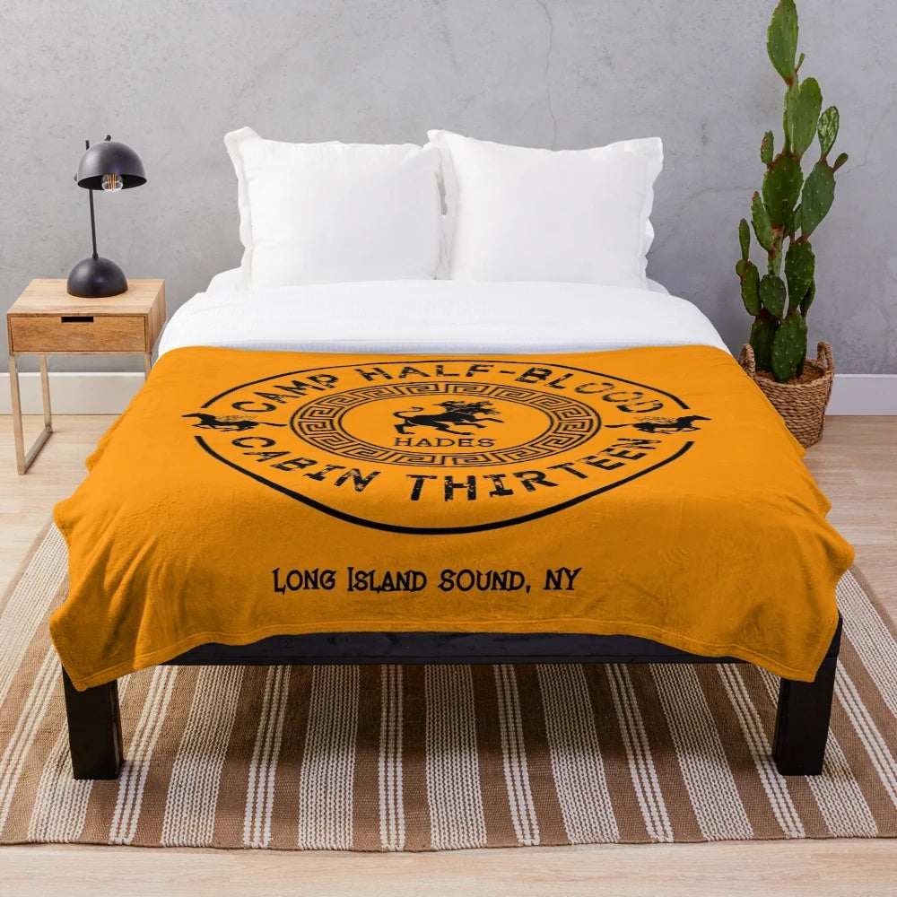 Cabin Thirteen Plush Blanket inspired by Percy Jackson and Camp Half-Blood